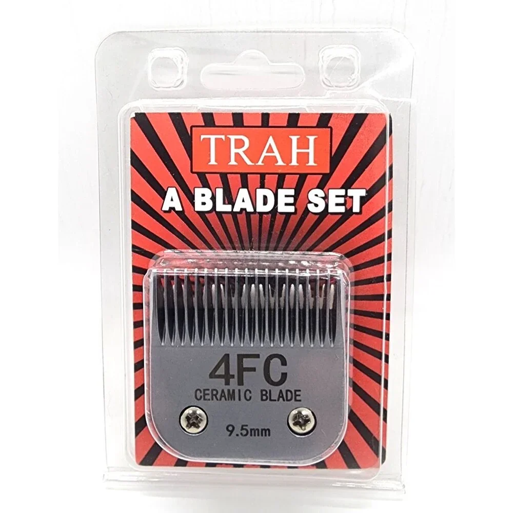 TRAH Dog Grooming A Blade Set 4FC 9.5mm Ceramic Blade New